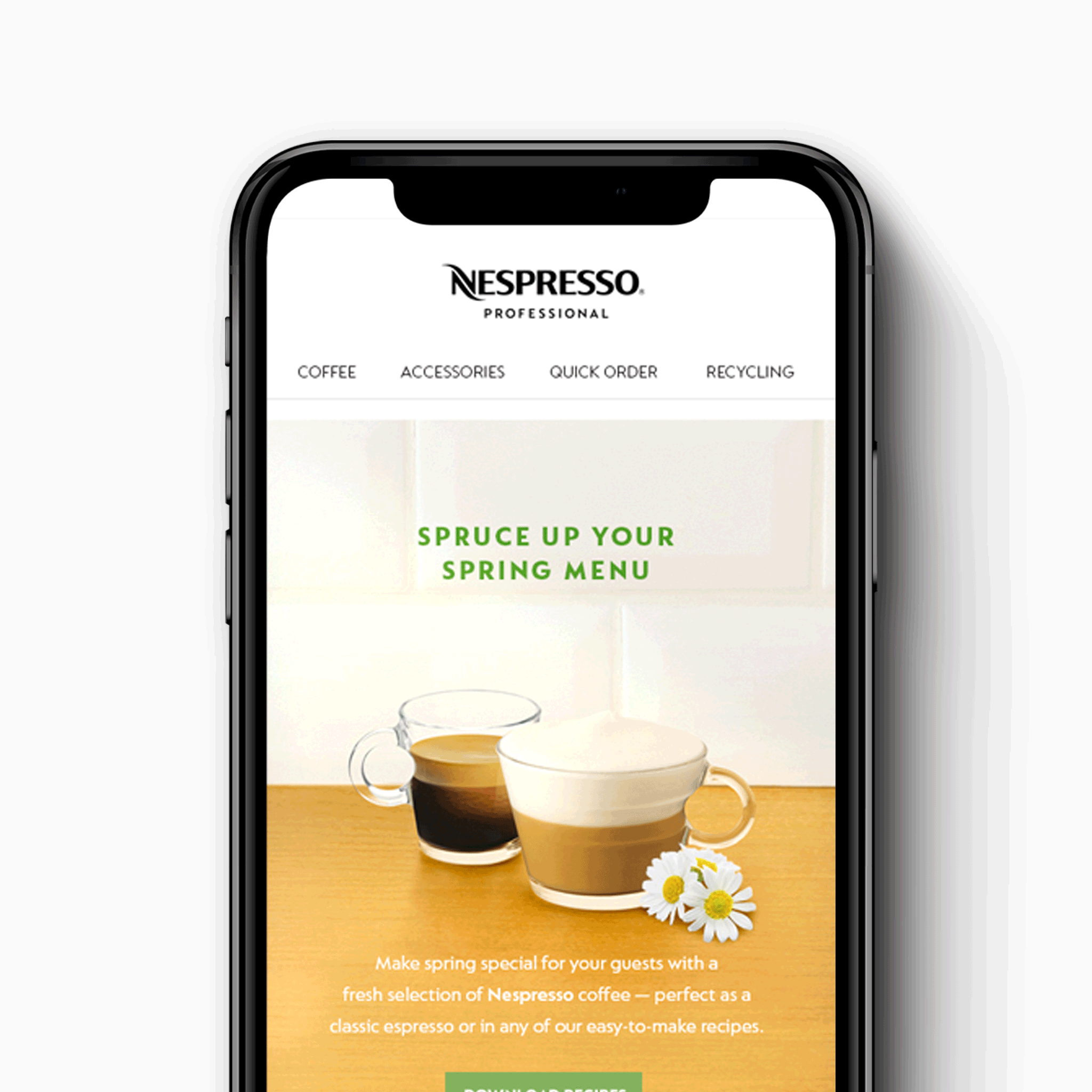 Email Design for Nespresso