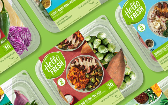 Retail packaging production for HelloFresh