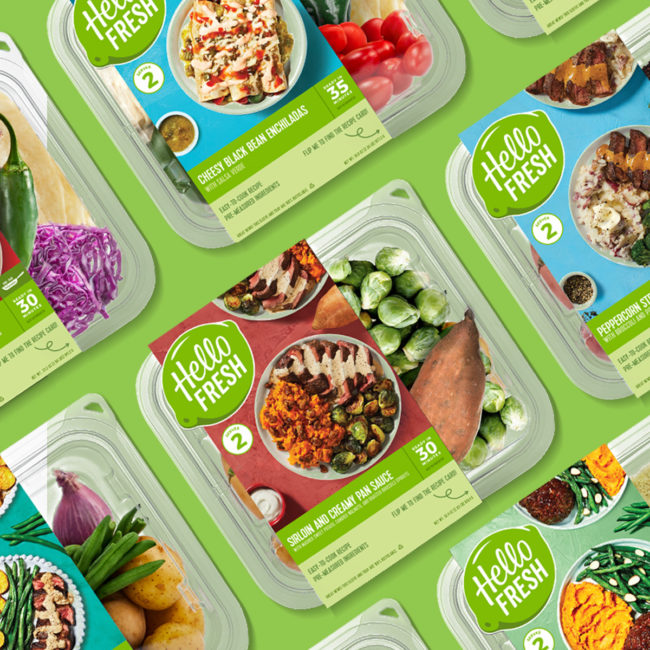 Retail packaging production for HelloFresh