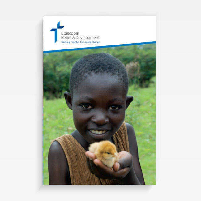 Brochure design for Episcopal Relief & Development