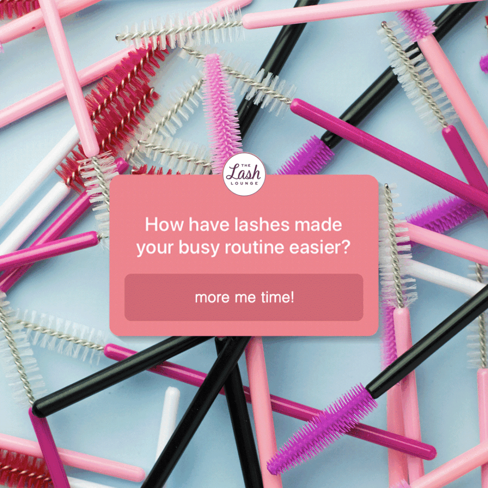 Social media design for The Lash Lounge
