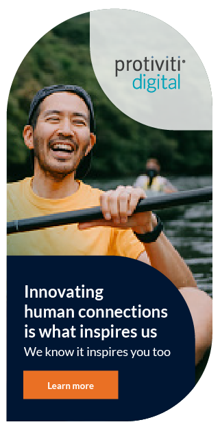 Vertical Digital Ad Concept for Protiviti Digital