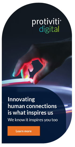 Vertical Digital Ad Concept for Protiviti Digital